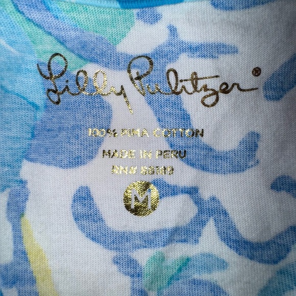 Lilly Pulitzer Monterey Tank Dress In A Pinch Racerback Women’s size Medium EUC - Picture 3 of 11